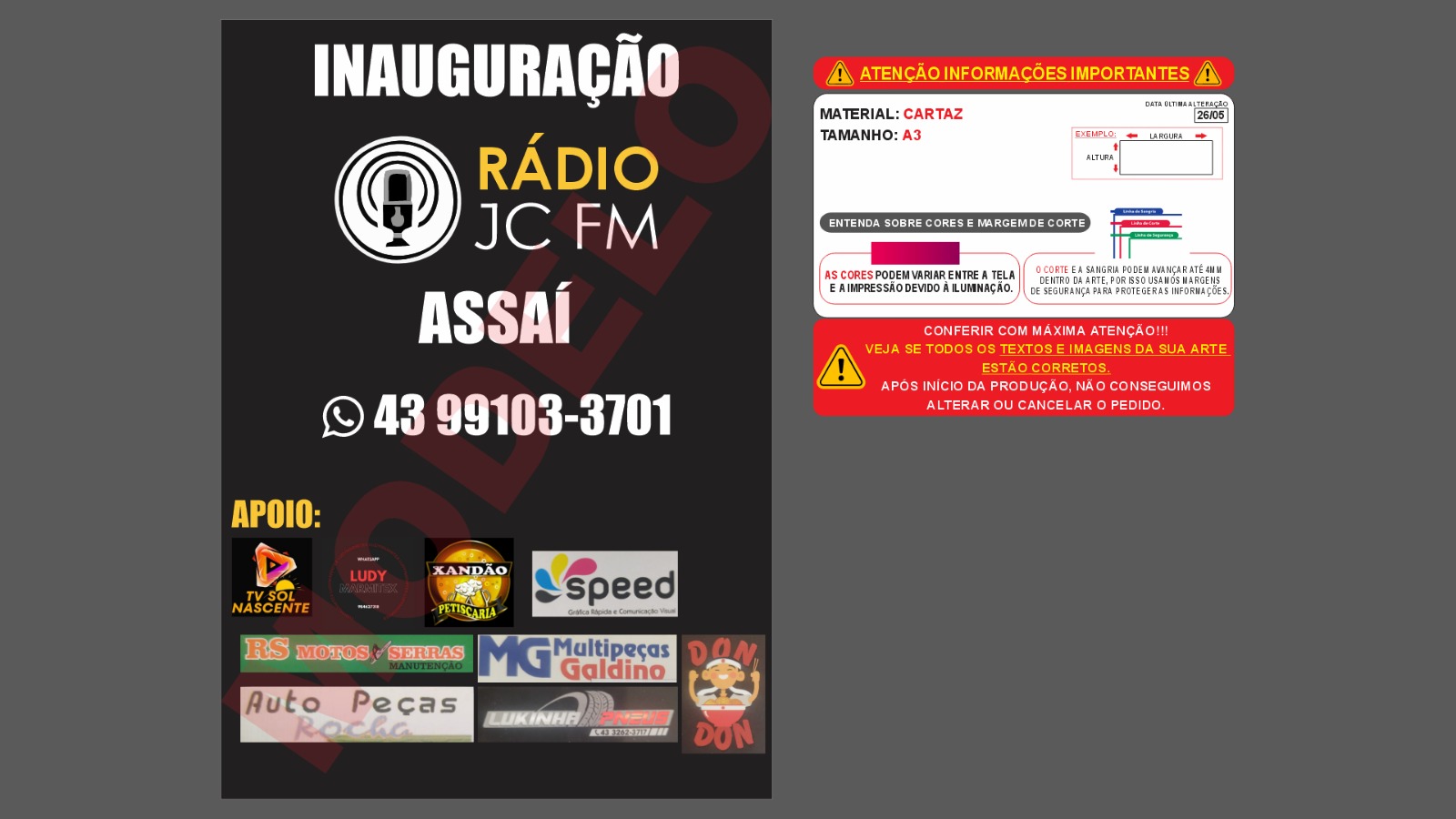 Festa inauguração da rádio JC FM e TV SOL NACENTE ASSAI
