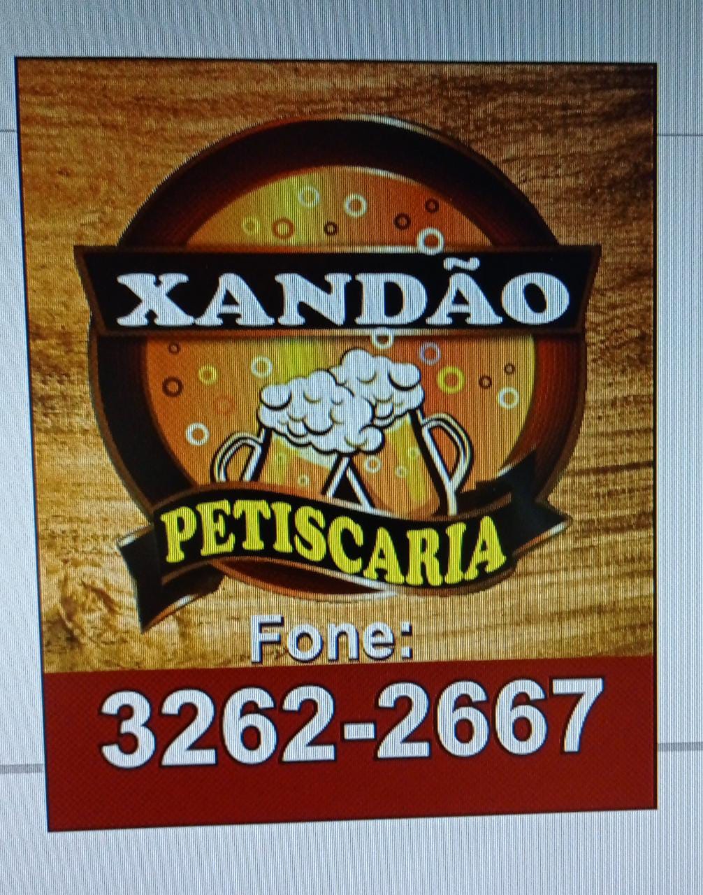 Xandão petiscaria